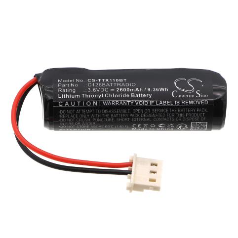 Batterij  technoalarm c126battradio tx110