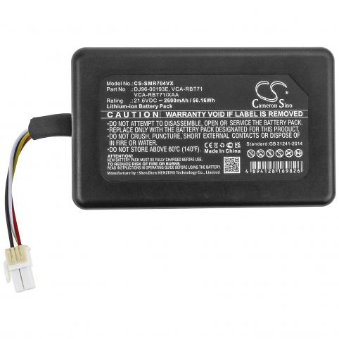 Batterij stofzuiger samsung vr1am7040w9 aa