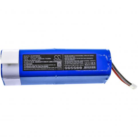 Batterij  ecovacs s10-li-144-5200 deebot t8