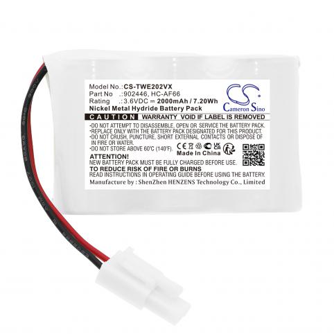 Batterij stofzuiger twinbird hc eb02w