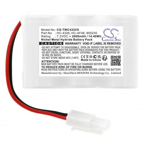 Batterij stofzuiger twinbird hc 4326dgy