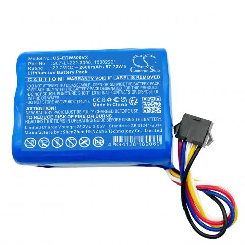 Batterij  ecovacs s07-li-222-3000 winbot x