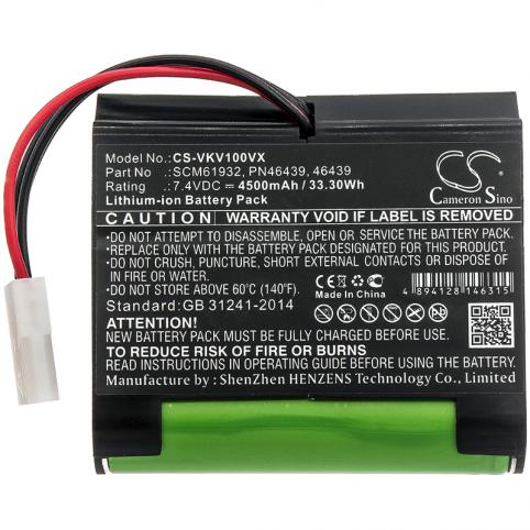 Batterij stofzuiger vorwerk kobold vr100