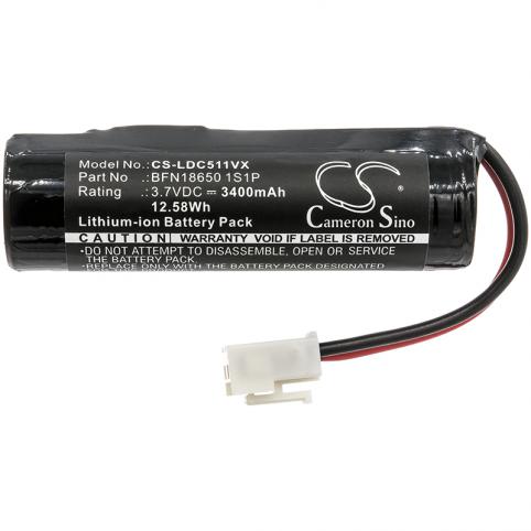 Batterij  leifheit bfn18650 1s1p