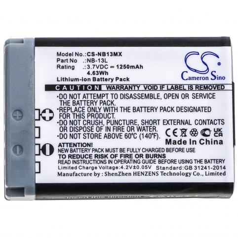 Batterij camcorder canon powershot g9x m2