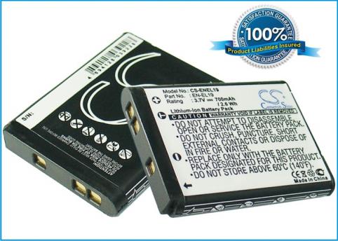 Batterij nikon coolpix s3100, coolpix s4100