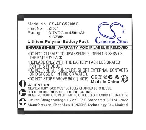 Batterij camcorder agfaphoto realishot dc5200