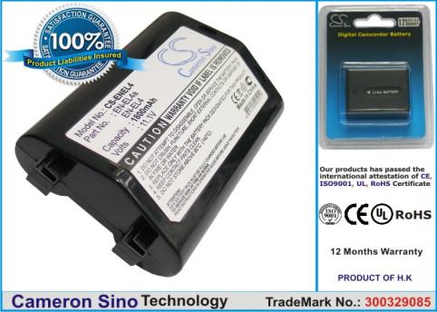 Batterij  nikon d2h, d2hs, d2x, d2xs, f6