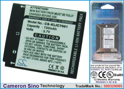 Batterij camcorder medion md86288
