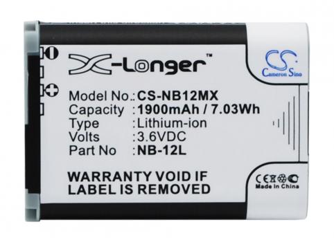 Batterij camcorder canon legria mini x