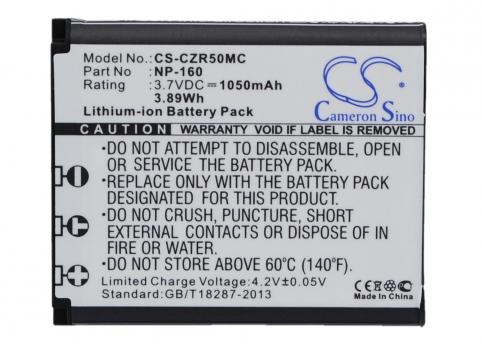 Batterij camcorder casio exilim ex zr50