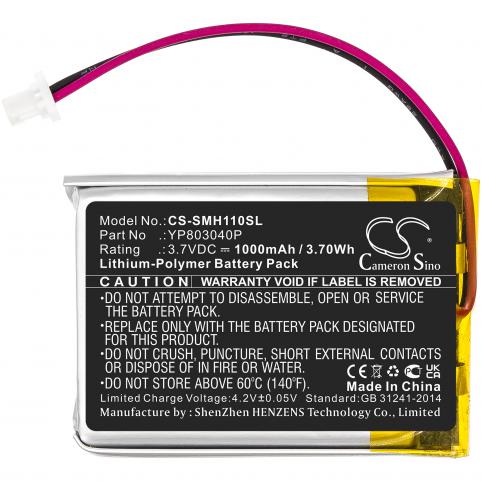 Batterij helm zonder fil sena 10c