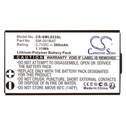 Batterij helm zonder fil simolio sm 823d