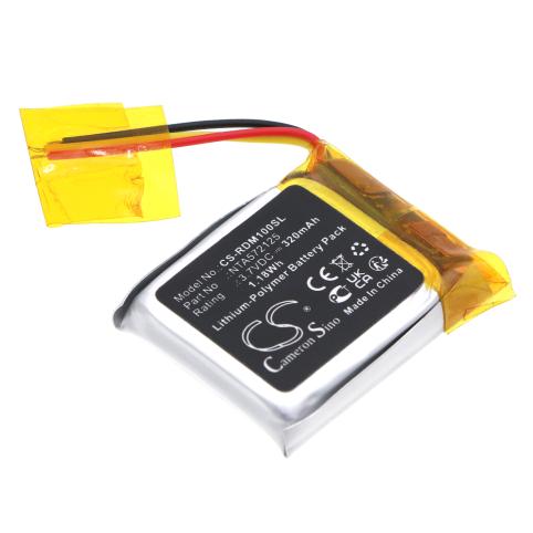 Batterij helm zonder fil rode go receiver