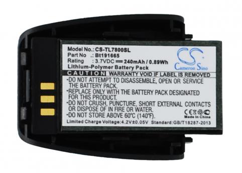 Batterij helm zonder fil plantronics tl7800