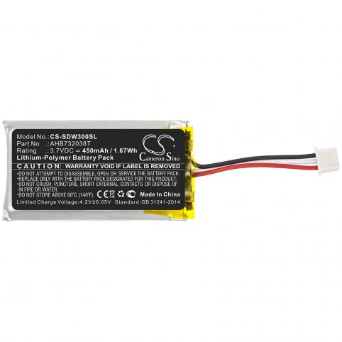 Batterij helm zonder fil sennheiser sdw 30 hs
