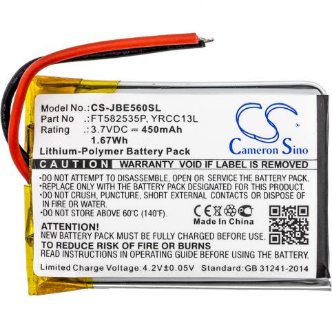 Batterij helm zonder fil jbl j56bt