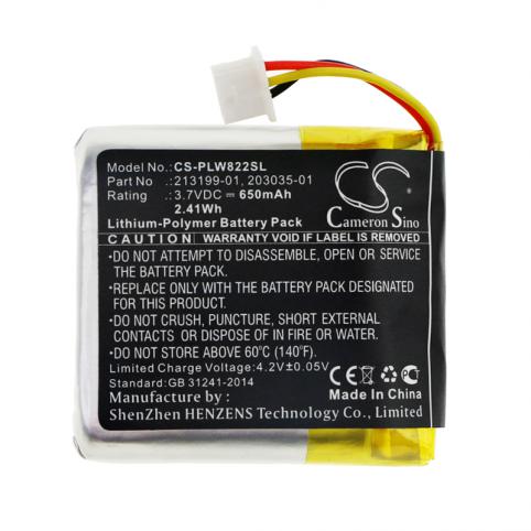 Batterij helm zonder fil plantronics savi 8220