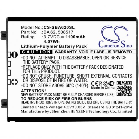 Batterij helm zonder fil sennheiser l 6000