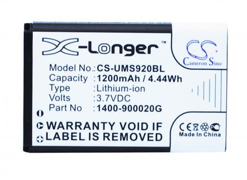 Batterij drijfveer code hengel unitech ms920