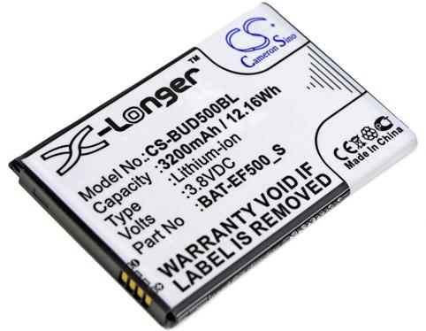 Bat ef500 s ef500r batterij lecteur code barre bluebird