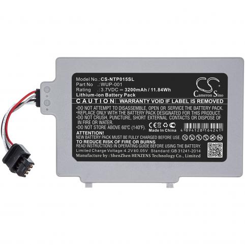 Batterij console spellen nintendo wii u gamepad wup 001
