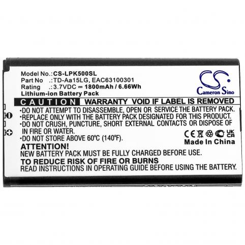Batterij zwanger lg music flow p5