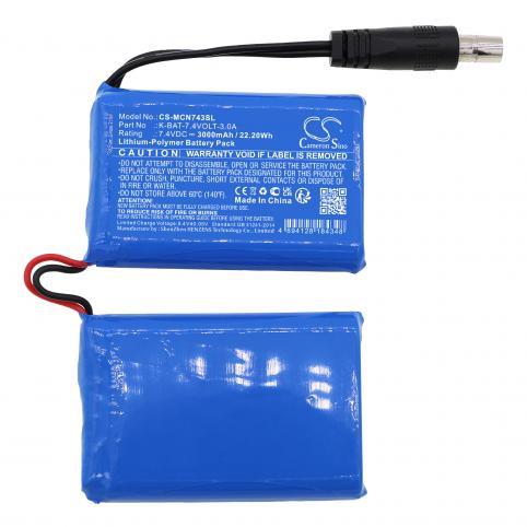 Refc batterij k bat 7.4volt 3.0a