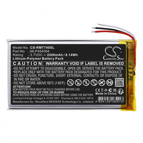 Batterij gps rand mcnally tnd 740