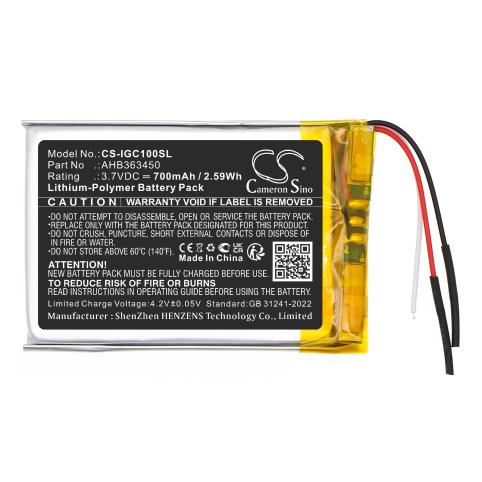 Batterij gps igpsport bsc100s