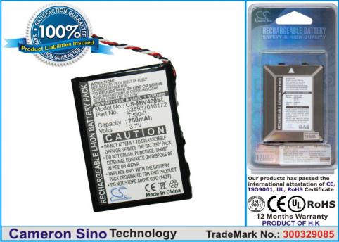 Batterij gps mitac mio mio moov 405