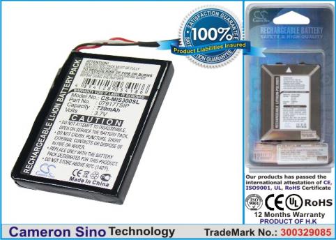 Batterij gps mitac mio spirit 555
