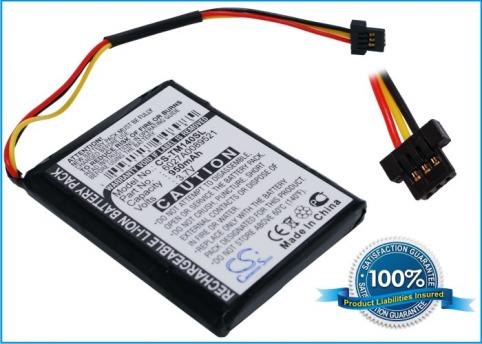 Batterij  tomtom one 140, 1ek0.052.02, one 140s us, one 140s, 4ek0.001.02