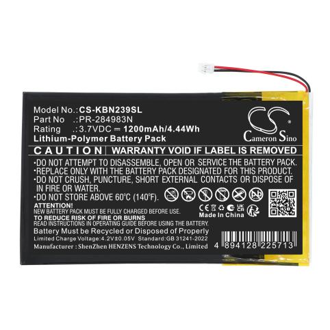 Pr 284983n clara hd n249 batterij livre electronique kobo