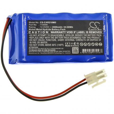 Batterij medisch cardioline ecg ar2100 view