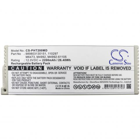 989803130151 pagewriter trim 2 batterij medical philips