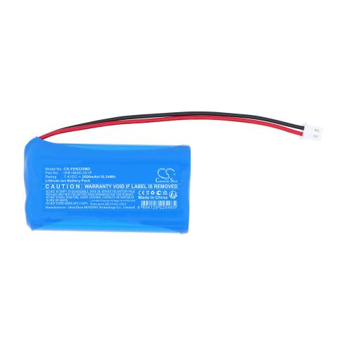 Inr18650 2s1p e series nebuliser batterij medical flexineb