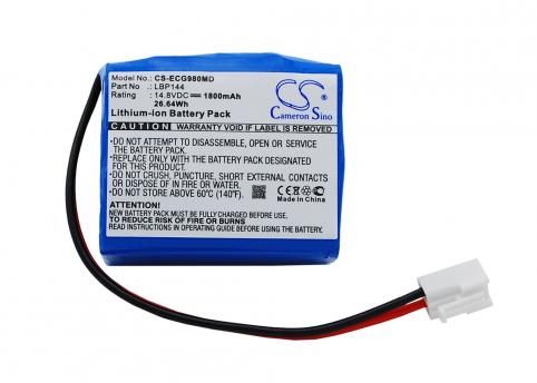 Batterij medisch biocare ecg 9801
