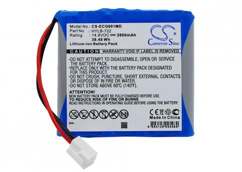 Batterij medisch biocare ecg 6010