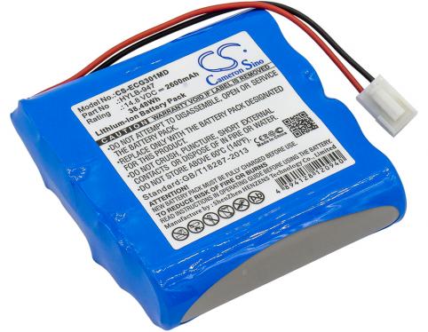 Batterij medisch biocare ecg 3010 digital 3 channel ecg