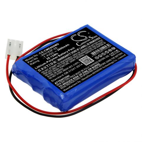 855183p 2s ecg 600g batterij medical contec