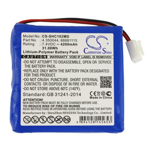 Batterij medisch schiller ecg at102 +