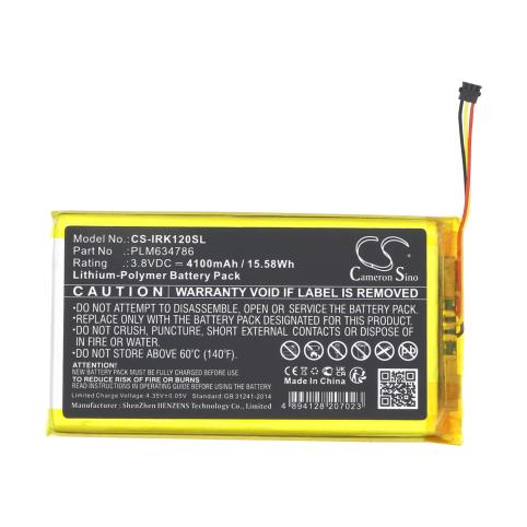 Batterij drijfveer mp3 mp4 video iriver ak120 ii