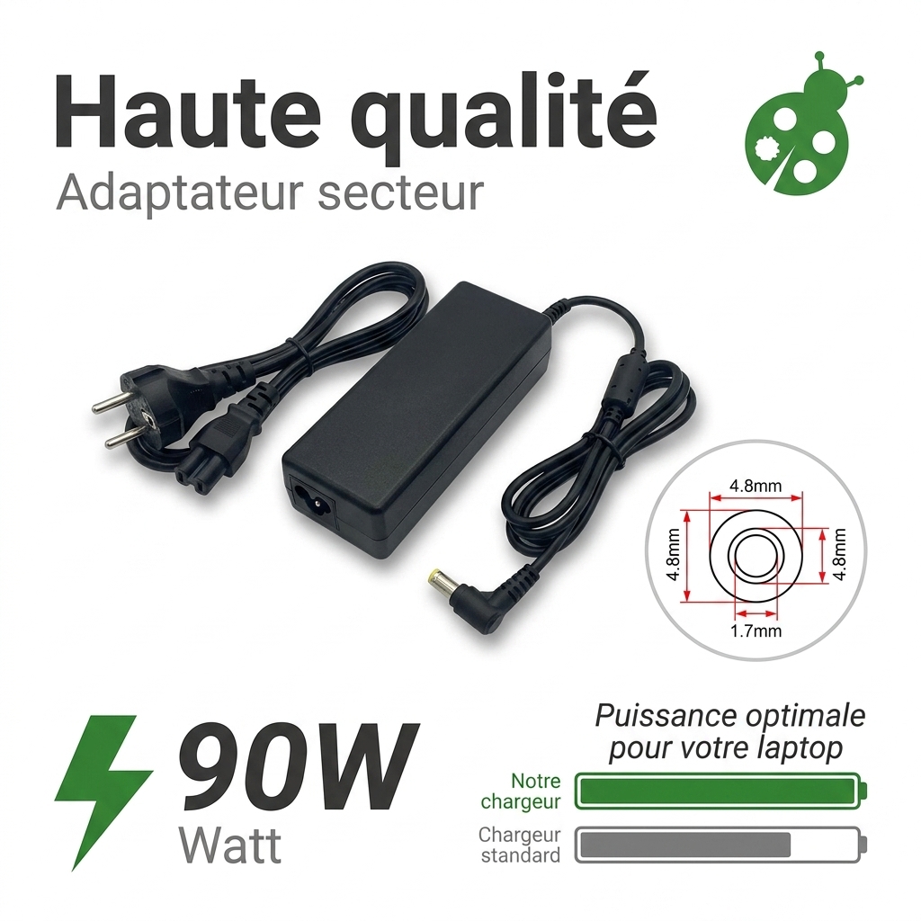 Oplader laptop schenker s406 hwd