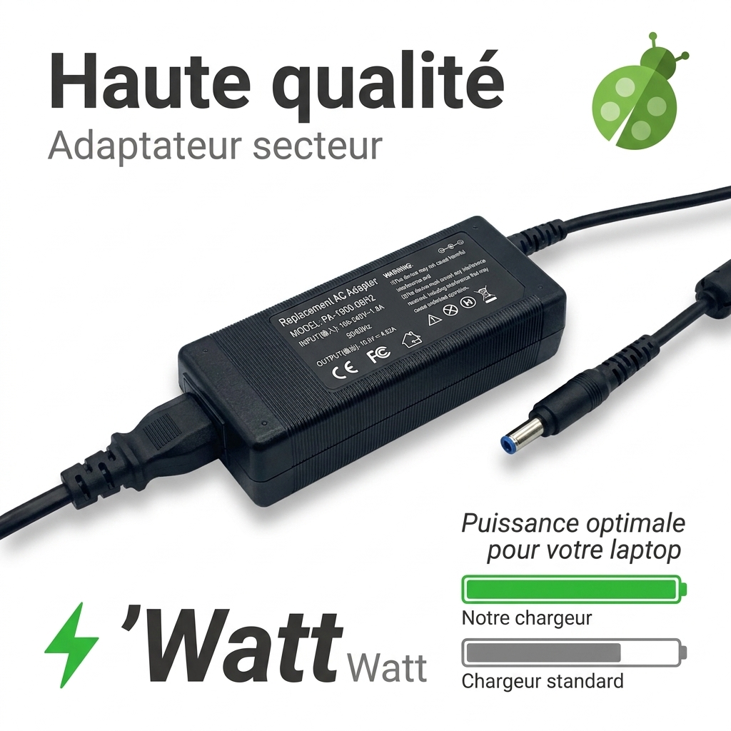 Oplader laptop dell vostro p106f