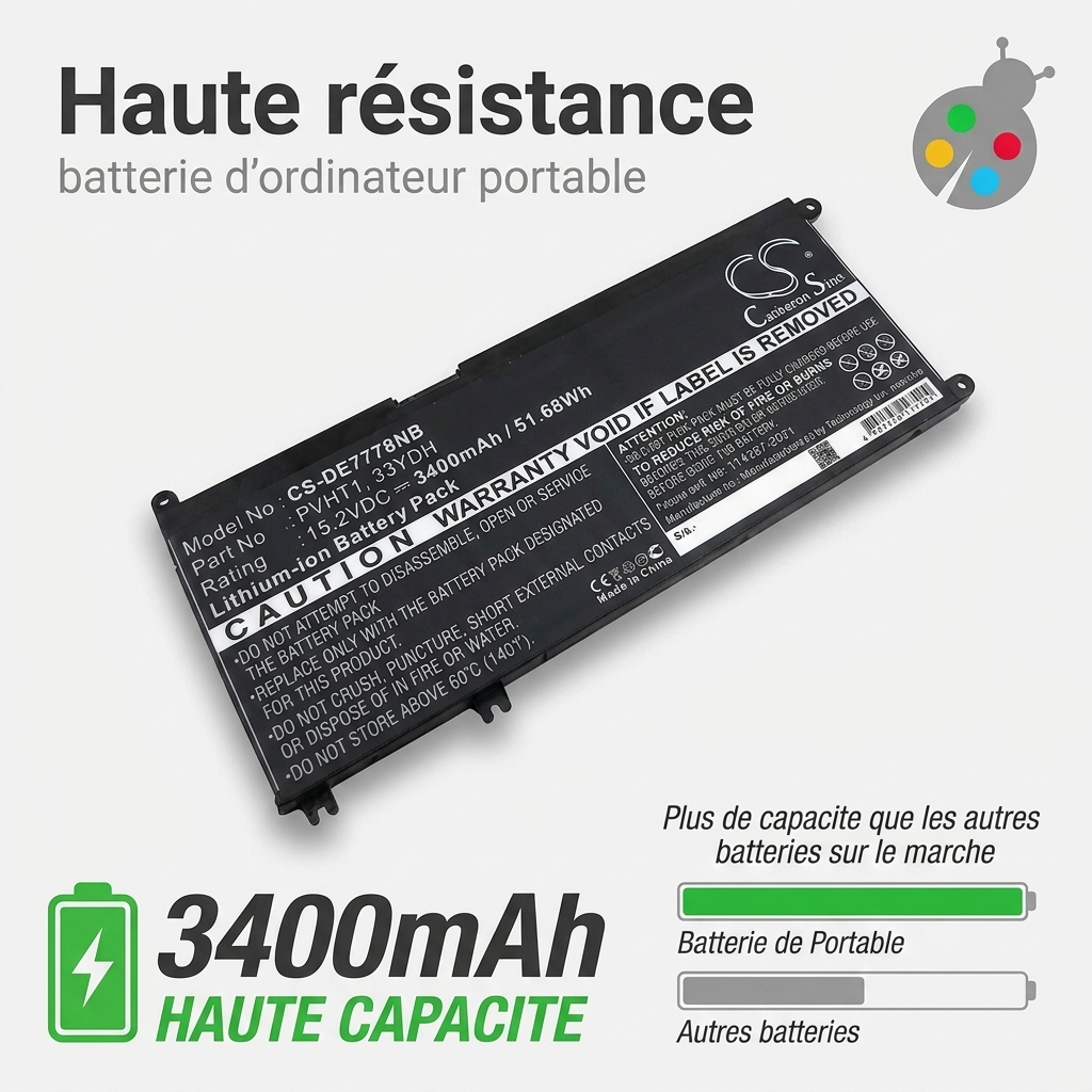 Batterij laptop dell inspiron 17 7779