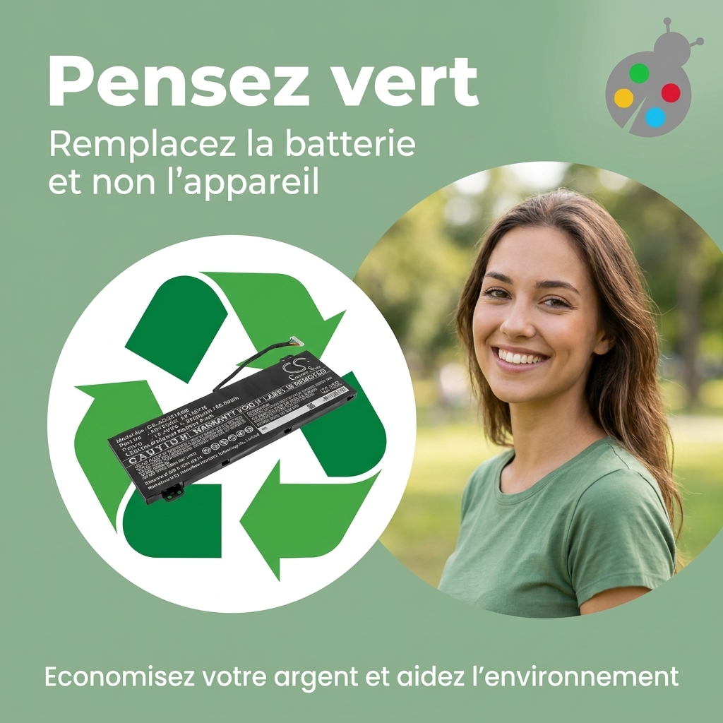 Batterij laptop acer conceptd 5 pro cn517 71p 75wn