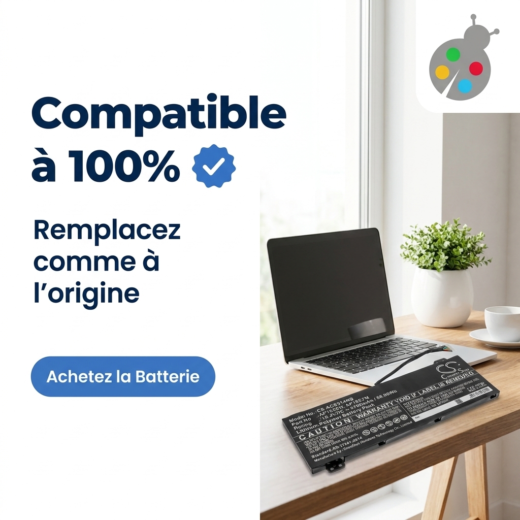 Batterij laptop acer conceptd 5 pro cn517 71p 75wn