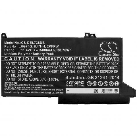 Batterij  dell 2pfpw
