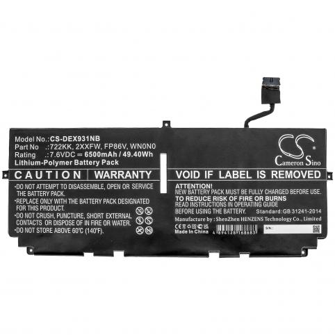 Batterij  dell wn0n0
